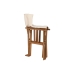 Záhradná stolička Home ESPRIT Biały Brązowy Drewno akacjowe 52 x 53 x 87 cm