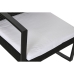 Miza komplet in 2 stoli Home ESPRIT Črna Jeklo 59 x 61,5 x 74 cm