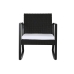 Galda komplekts ar 2 krēsliem Home ESPRIT Melns Tērauds 59 x 61,5 x 74 cm