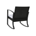 Table set with 2 chairs Home ESPRIT Black Steel 59 x 61,5 x 74 cm
