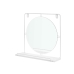 Specchio con Supporto Bianco Metallo Legno MDF 33,7 x 30 x 10 cm (4 Unità)