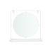 Mirror with Mounting Bracket White Metal MDF Wood 33,7 x 30 x 10 cm (4 Units)