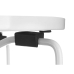 Вспомогательный столик Белый Металл 35 x 50,5 x 35 cm Круглая (4 штук)