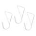 Hangers White Metal Triangular Set 3 Pieces (6 Units)