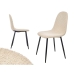 Chair Beige Cloth Fleece 45 x 89 x 53 cm (4 Units)