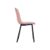 Καρέκλα Ροζ Ύφασμα 45 x 89 x 53 cm Κομψό (4 Μονάδες)
