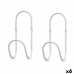 Hangers Wit Metaal Set 2 Onderdelen (6 Stuks)