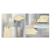 Maalaus Home ESPRIT Abstrakti Moderni 80 x 3 x 80 cm (2 osaa)