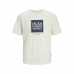 Men’s Short Sleeve T-Shirt Jack & Jones Lafayette Box Beige