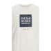 Camisola de Manga Curta Homem Jack & Jones Lafayette Box Bege