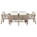 Ensemble Table + 6 Chaises Home ESPRIT Marron Beige Bois d'acacia 170 x 90 x 75 cm