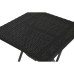 Bordsett med 2 stoler Home ESPRIT Svart Stål syntetisk rotting 58 x 58 x 71,5 cm