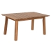 Sada stôl a 3 kreslá Home ESPRIT Gaštanová Sivá Agátové drevo 120 x 72 x 75 cm