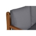 Bord med 3 lænestole Home ESPRIT Brun Grå Akacie 120 x 72 x 75 cm