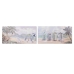 Tablou Home ESPRIT Plajă Mediterană 120 x 3 x 60 cm (2 Unități)