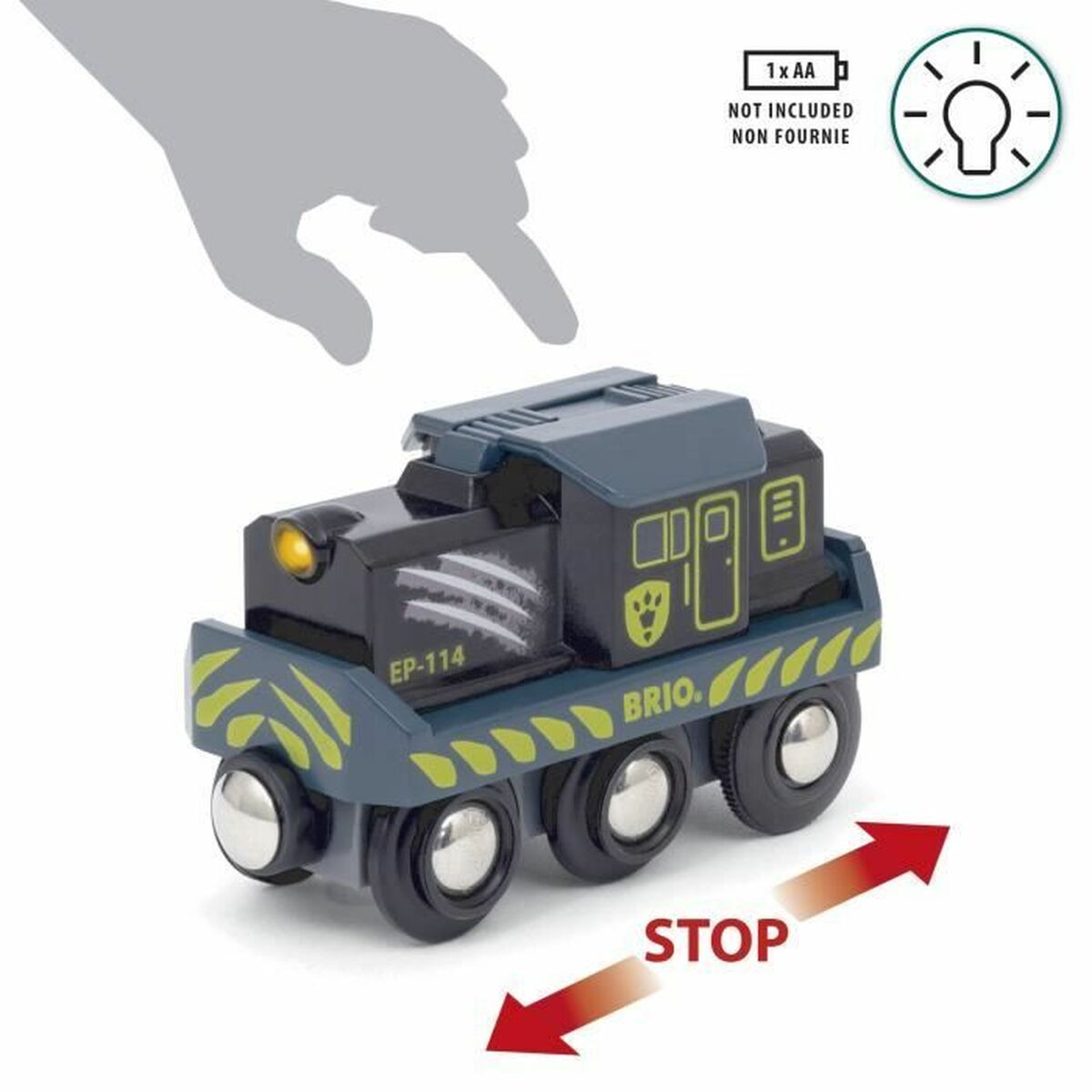 Treno Brio Dinosaur Battery train
