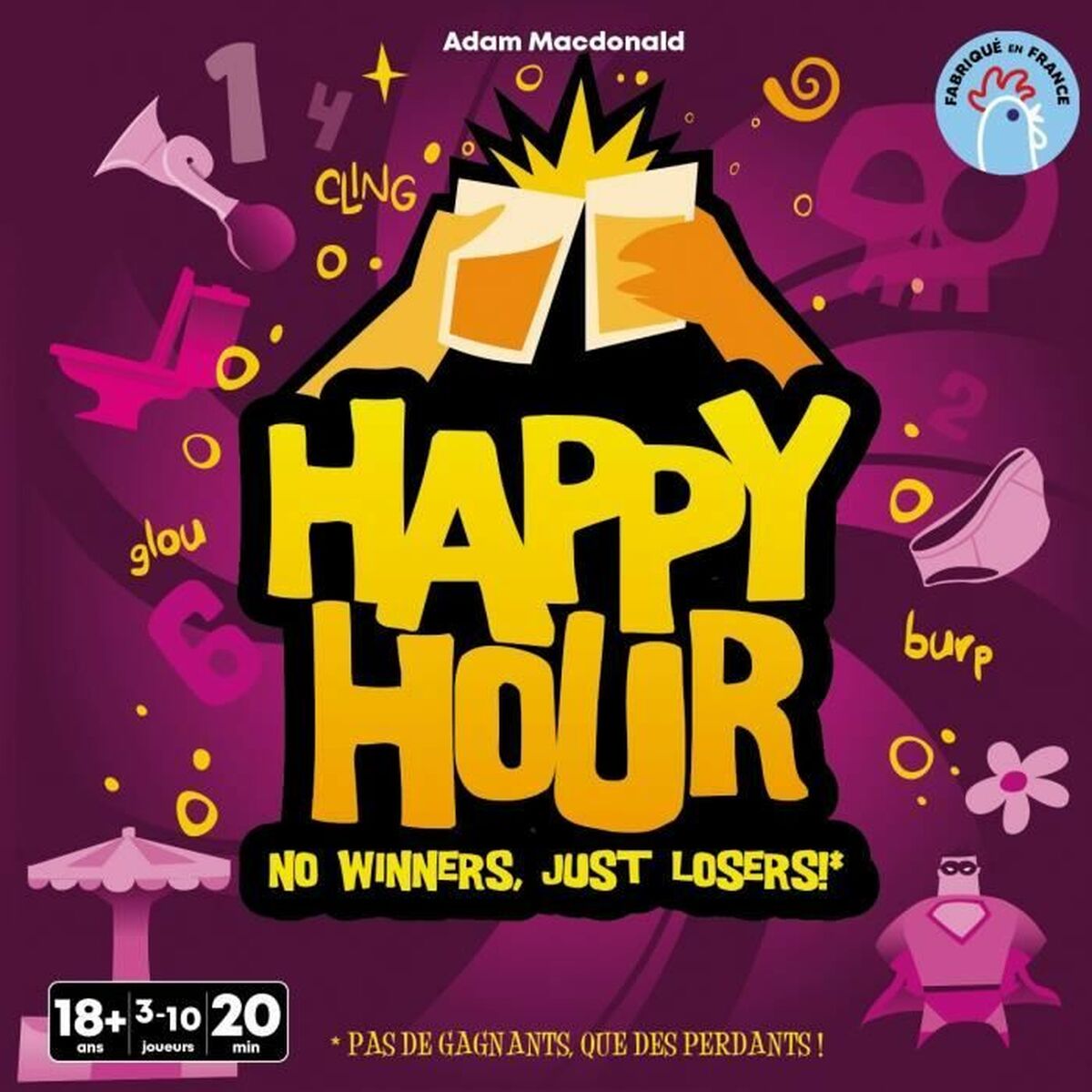Lautapeli Asmodee Happy Hour (FR)