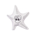 Плюшевая игрушка для раскраски Белый Чёрный Ткань 26 x 26 x 8 cm Морская звезда (8 штук)