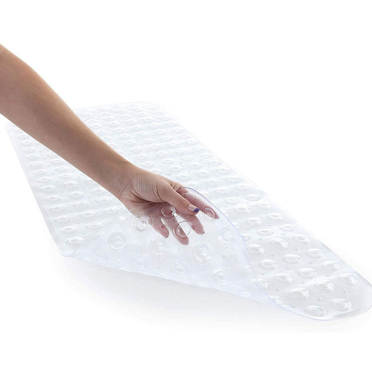 Halkfri duschmatta Exma Transparent PVC 100 x 40 cm