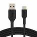 Kabel USB A v USB C Belkin CAB002BT2MBK Črna 2 m