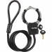 Cablu cu lacăt Master Lock Negru
