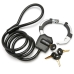 Cablu cu lacăt Master Lock Negru