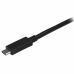 Cable USB C Startech USB315CC2M           (2 m) Negro