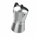 Italian Coffee Pot Taurus KCP9006 6T Aluminium Silver Grey 6 Cups