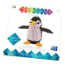 Set de Lucru Manual cu Hârtie Oxford Creagami 3D Pinguin