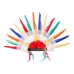 Hatt My Other Me Multicolour Fjädrar American Indian 58 x 38 cm
