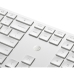 Tastatur og mus HP 4R016AA Hvid
