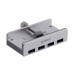 USB šakotuvas Orico ALL-USB3-HUB-4-CLIP Sidabras