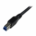 USB-kabel till mikro-USB Startech USB3SAB1MRA Svart 1 m