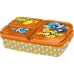 Box na oběd s přihrádkou Mikecrack Oranžový Polypropylen 21 x 14,5 x 7,5 cm