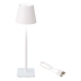 Stolní LED Lampa Lumineo 894378 Bílý Kov 37 cm Nabíjecí