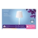 Lampe de Table LED Lumineo 894378 Blanc Métal 37 cm Rechargeable