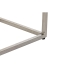 Mesa de apoio DKD Home Decor Branco Prateado Metal Mármore 36 x 36 x 60 cm