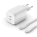 Wall Charger Belkin WCH013VF2MWH-B6 White 65 W