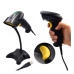 Barcode Reader with Support Ewent EW3410 LED USB Black