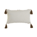 Cushion Home ESPRIT Brown Beige Mustard 50 x 15 x 30 cm