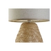 Lampe de bureau DKD Home Decor Marron Naturel Bambou 50 W 220 V 40 x 40 x 71 cm