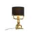 Lámpara de mesa Home ESPRIT Negro Dorado Resina 50 W 220 V 31 x 28 x 50 cm (2 Unidades)