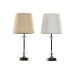 Asztali lámpa Home ESPRIT Fehér Bézs szín Fém 25 W 220 V 20 x 20 x 43 cm (2 egység)