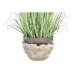 Decorative Plant DKD Home Decor Vase 20 x 20 x 78 cm Porcelain Pink PVC (2 Units)