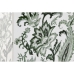 Vaza Home ESPRIT Balta Žalia Porcelianas Augalo lapas 21 x 10 x 48 cm