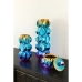 Vaza Home ESPRIT Spalvotas Keramikos dirbinys Šiuolaikiškas 12 x 12 x 24 cm (2 vnt.)