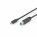 Kábel USB-C na USB B Digitus AK-300149-018-S Čierna 1,8 m