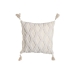 Cushion Home ESPRIT White Tassels Boho 45 x 15 x 45 cm