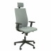 Cadeira de escritório com apoio para a cabeça Almendros P&C B201RFC Cinzento