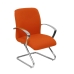Recepční židle Caudete P&C BALI305 Tmavě oranžová